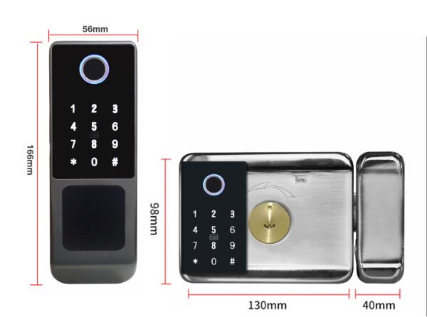 Cerradura Wifi Inteligente Impermeable Ip65 Exterior - Imagen 2